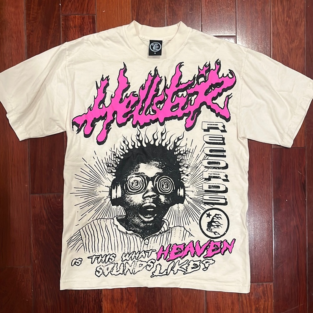 hellstar ‘HEAVEN SOUNDS LIKE' tee (SIZE SMALL) 🫶